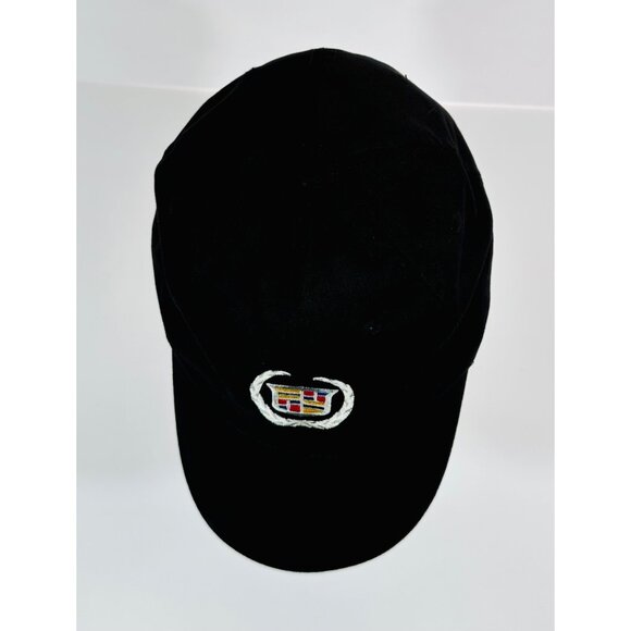 Cadillac Crest Logo Black Adjustable Baseball Hat Cap Luxury Auto Automobiles - Picture 4 of 10